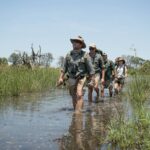 Walking through all types of terrain is part of the experience