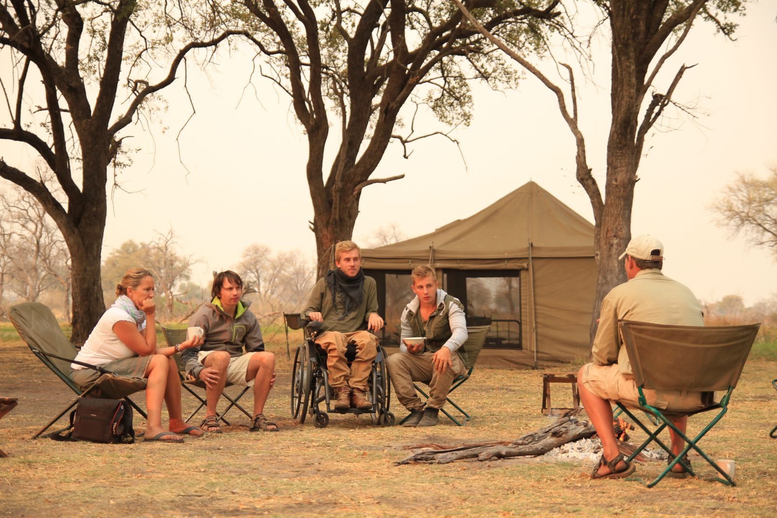 Always wheelchair accessible at the camps we stay at