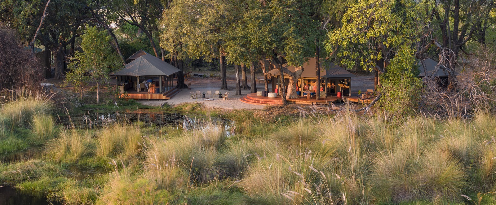 Shinde Footsteps camp blends beautifully into its natural surroundings