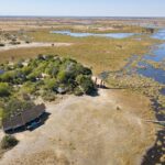 Aerial view of the Selinda Suite