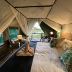 Beautiful classical tent interiors at Kala Camp.