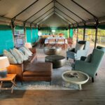 All comfort and relaxation in the mess area at Kala Camp.