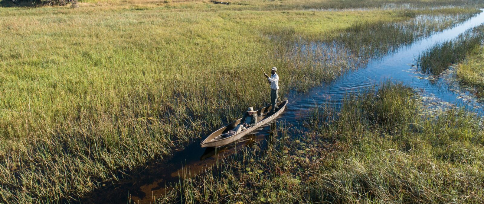 Explore the Okavango the traditional way, by Mokoro, at Kala Camp
