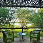 Garden views at Bakwena Lodge