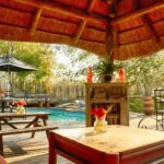 Restaurant and pool at The Old House