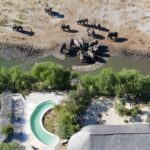 Ariel view of Moela Safari Lodge
