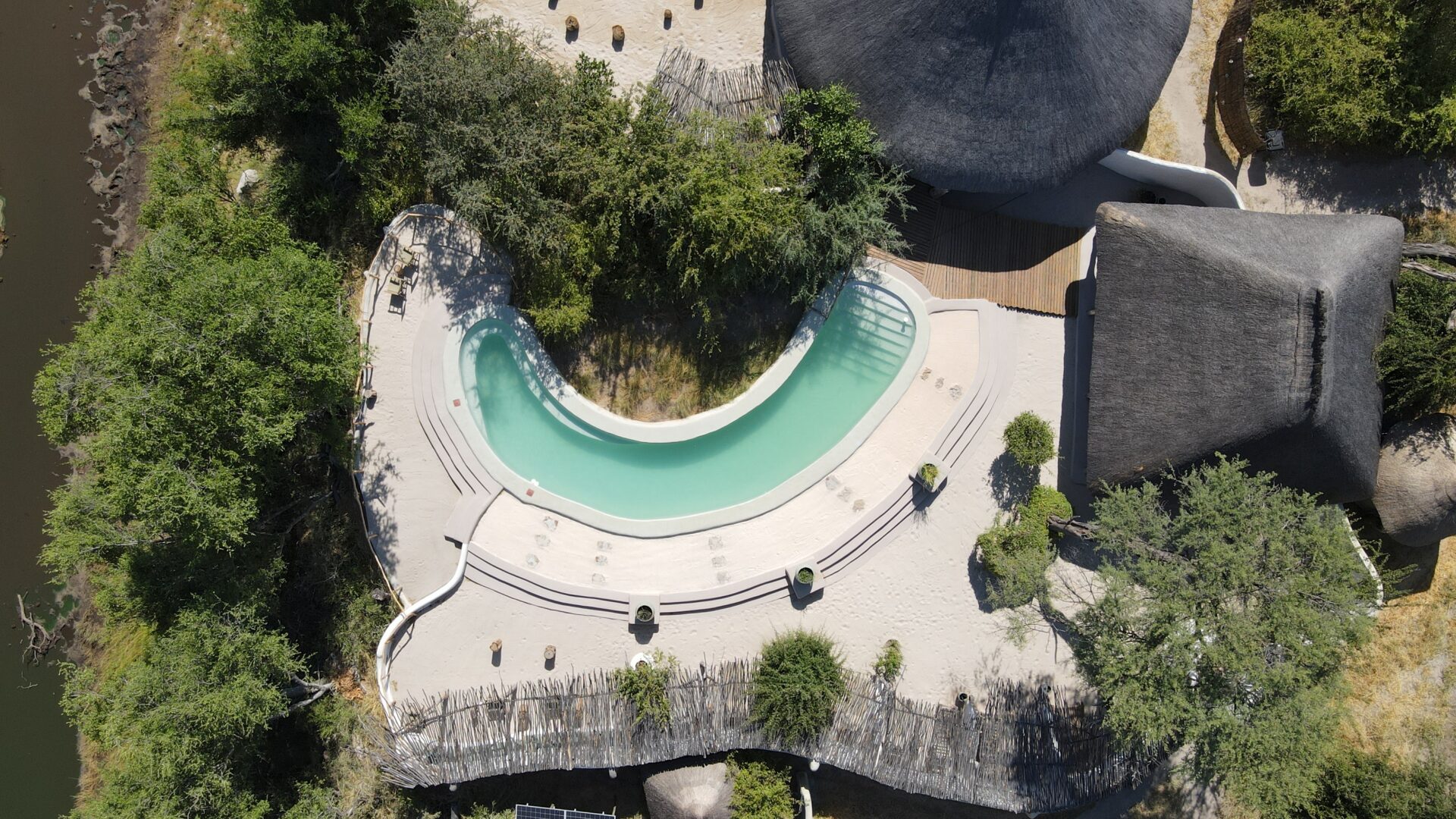 Aerial view of Moela Safari Lodge