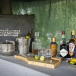 The bar is always open and well stocked at Peake Safaris