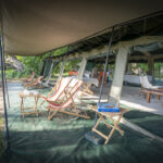 The mess area is perfect for relaxing between game drives
