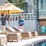 Swimming pool at Trevoyan Guesthouse