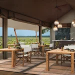 The dining areas at Nkasa-Linyanti in the Rupara National Park