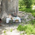 Lunch can be served as a picnic in the bush on moving days or simply when guests want to stay out for longer.