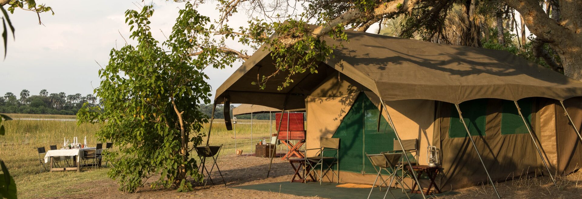 Harkness Safari Meru Tent, Mobile Safaris across Northern Botswana